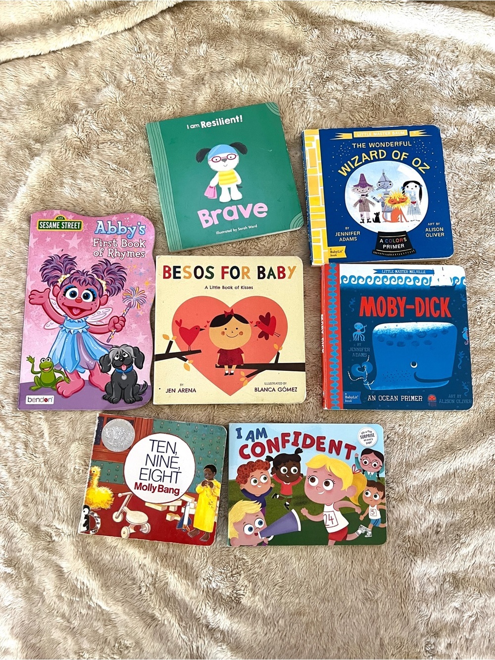 Assorted Lot of Baby Board Books (7 Count)